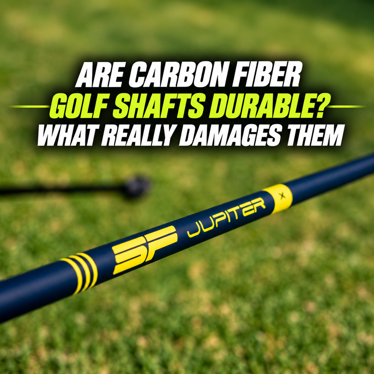 Are Carbon Fiber Golf Shafts Durable? What Really Damages Them (and How to Protect Yours)