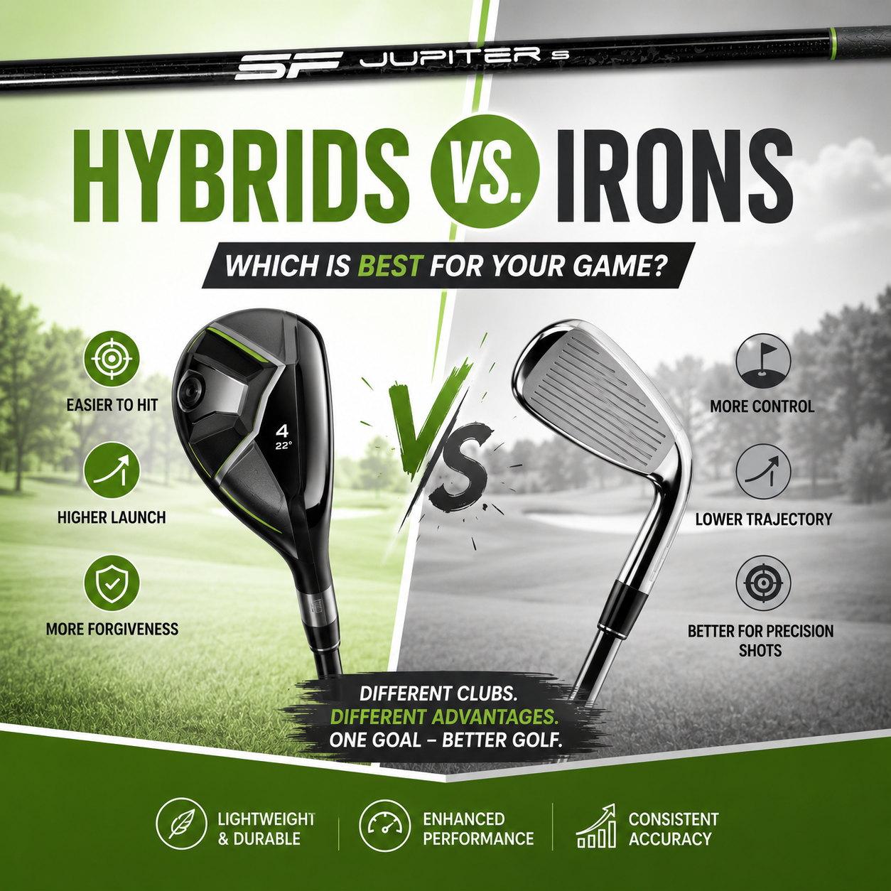 Hybrids vs. Irons: Which Is Best for Your Game?