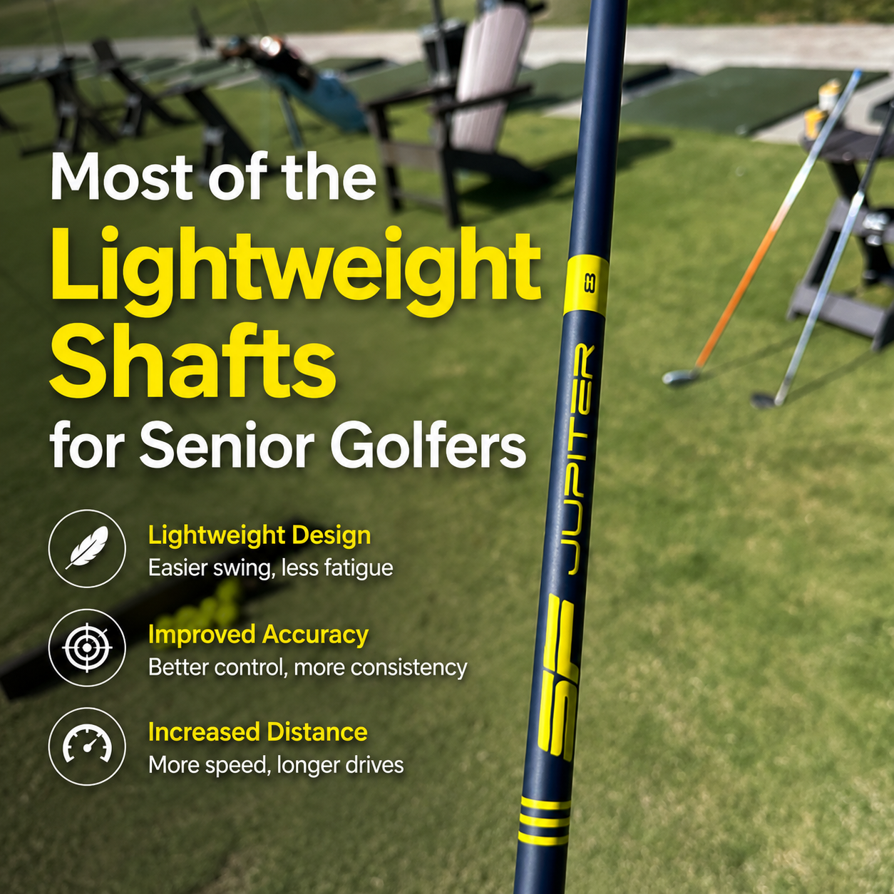 Most of the Lightweight Shafts for Senior Golfers