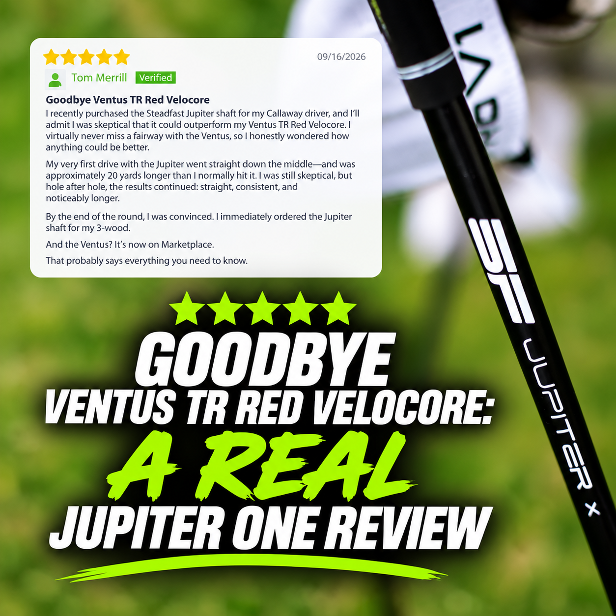 Jupiter One driver shaft review