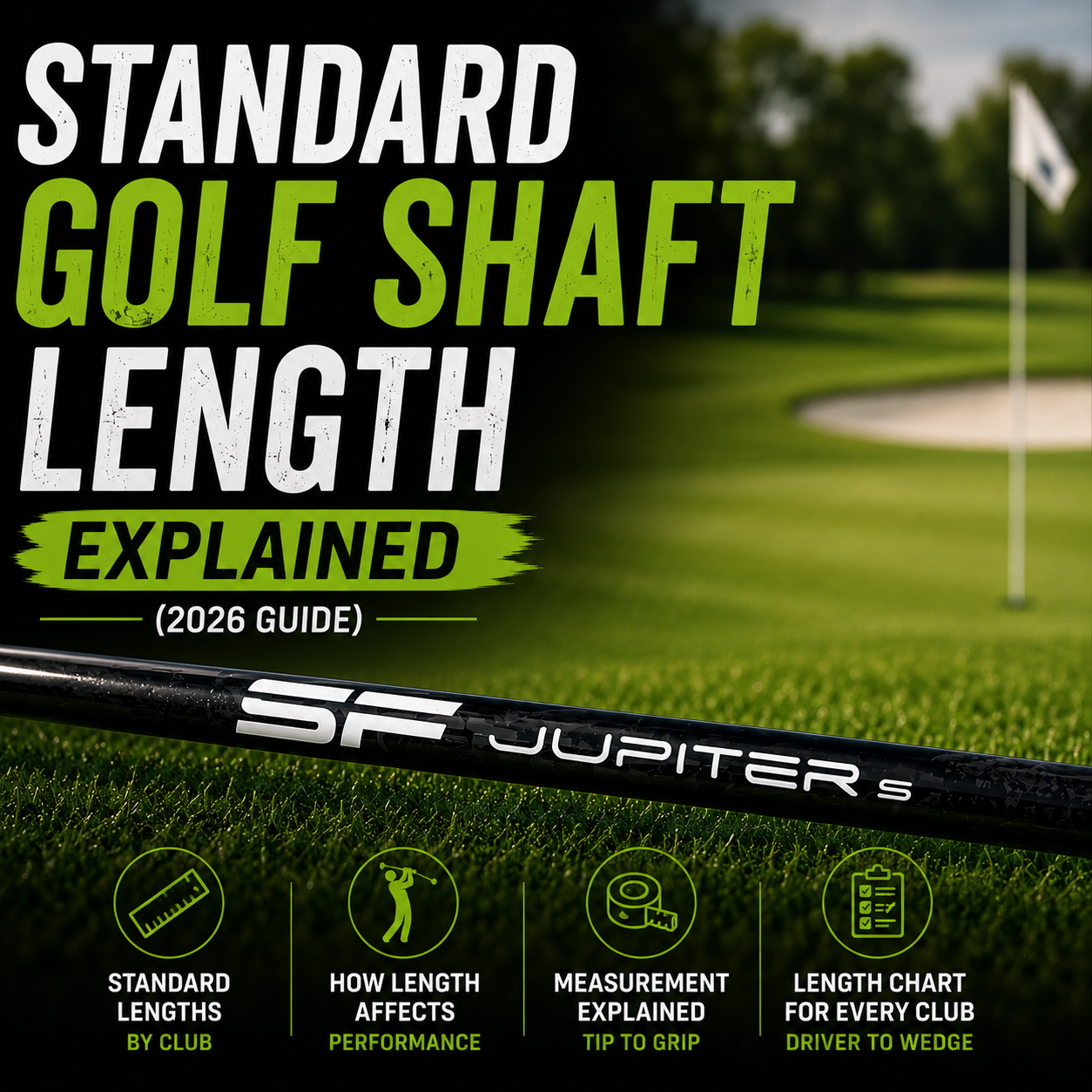 Standard Golf Shaft Length Explained (2026 Guide)