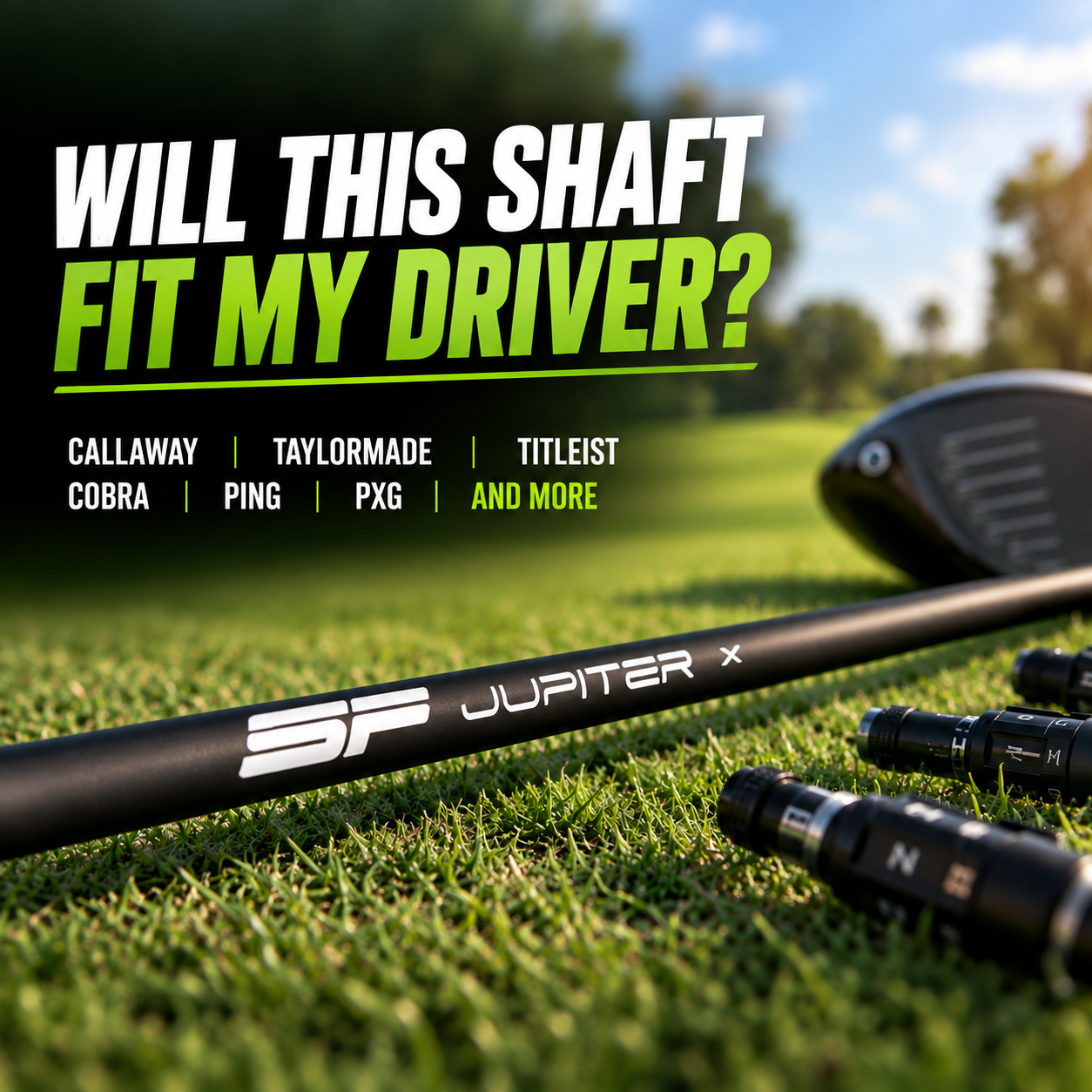 golf shaft adapter compatibility